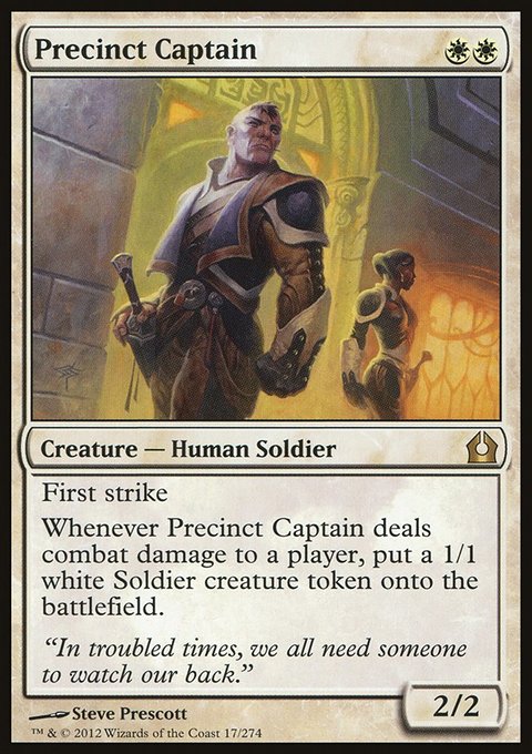 Precinct Captain, Return to Ravnica #17, Magic: The Gathering card