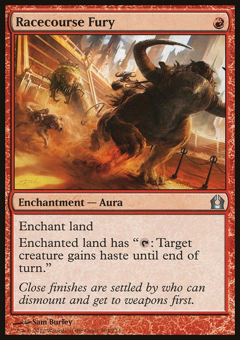 Racecourse Fury, Return to Ravnica #104, Magic: The Gathering card