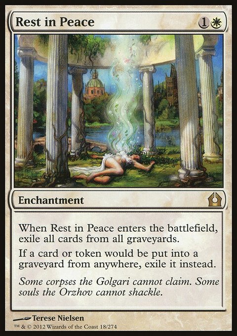 Rest in Peace, Return to Ravnica #18, Magic: The Gathering card