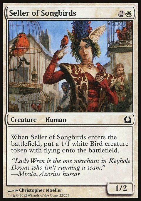 Seller of Songbirds, Return to Ravnica #22, Magic: The Gathering card