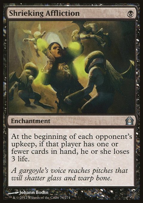 Shrieking Affliction, Return to Ravnica #76, Magic: The Gathering card