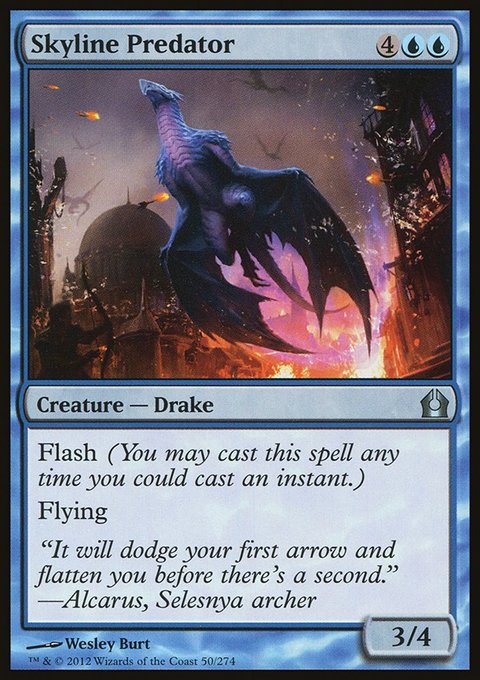 Skyline Predator, Return to Ravnica #50, Magic: The Gathering card