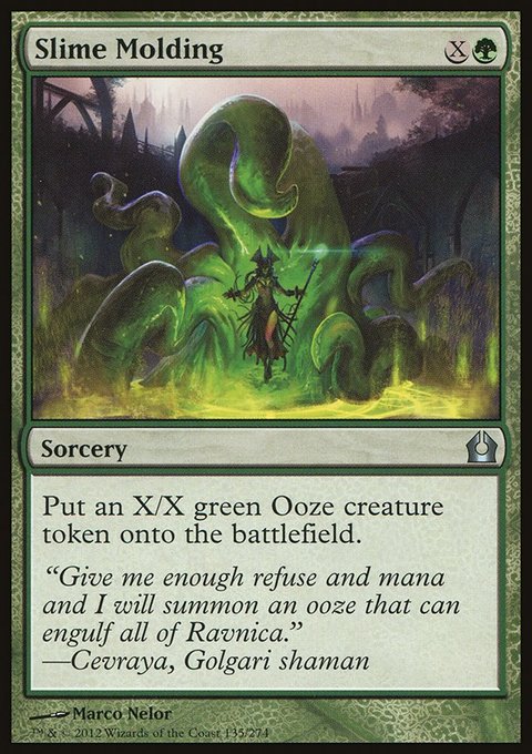 Slime Molding, Return to Ravnica #135, Magic: The Gathering card