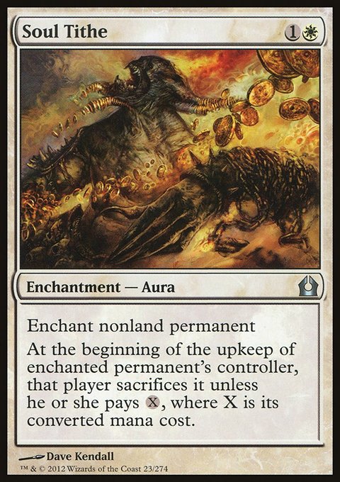 Soul Tithe, Return to Ravnica #23, Magic: The Gathering card