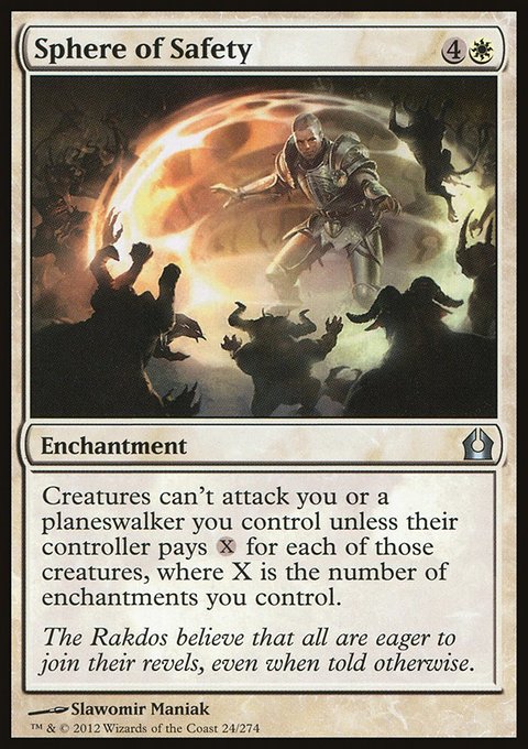 Sphere of Safety, Return to Ravnica #24, Magic: The Gathering card
