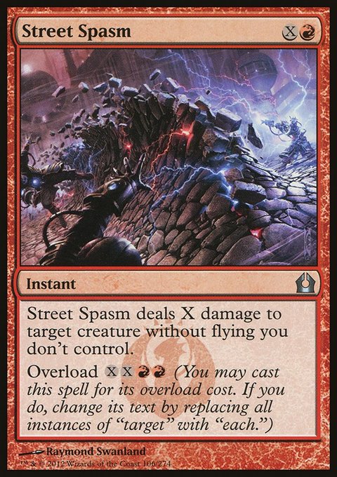 Street Spasm, Return to Ravnica #106, Magic: The Gathering card