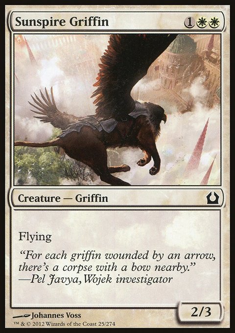 Sunspire Griffin, Return to Ravnica #25, Magic: The Gathering card
