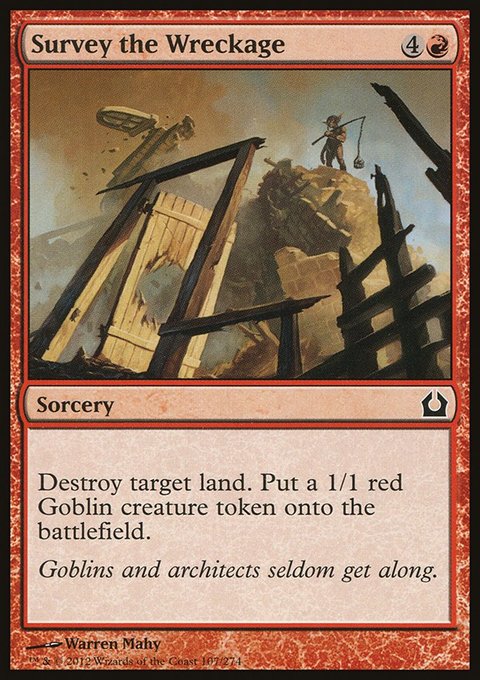 Survey the Wreckage, Return to Ravnica #107, Magic: The Gathering card
