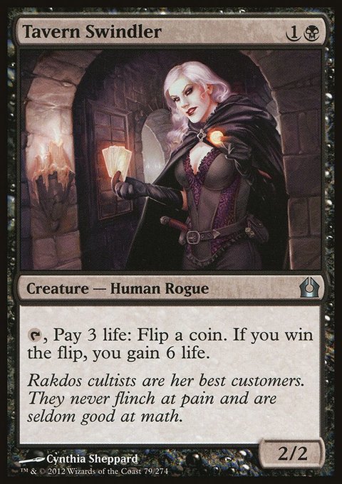 Tavern Swindler, Return to Ravnica #79, Magic: The Gathering card