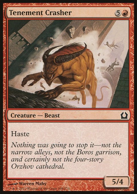 Tenement Crasher, Return to Ravnica #108, Magic: The Gathering card