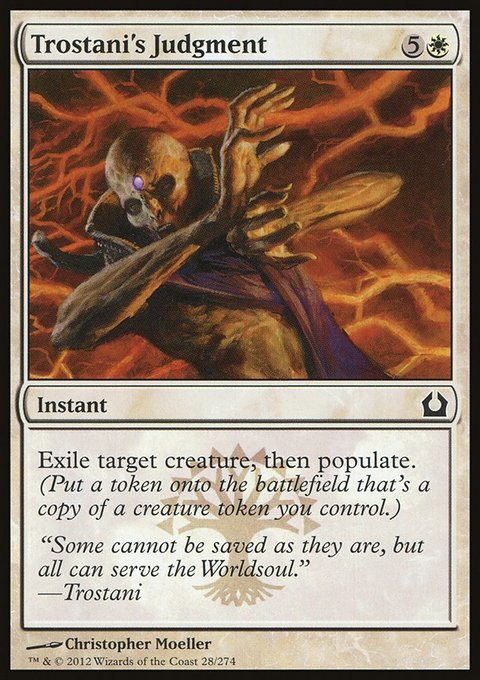 Trostani's Judgment, Return to Ravnica #28, Magic: The Gathering card