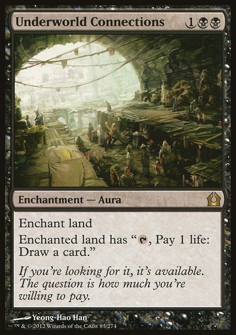 Underworld Connections, Return to Ravnica #83, Magic: The Gathering card
