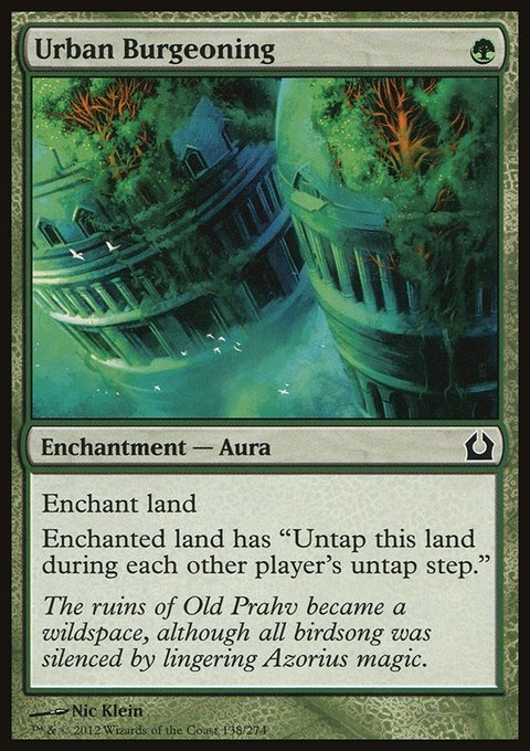 Urban Burgeoning, Return to Ravnica #138, Magic: The Gathering card