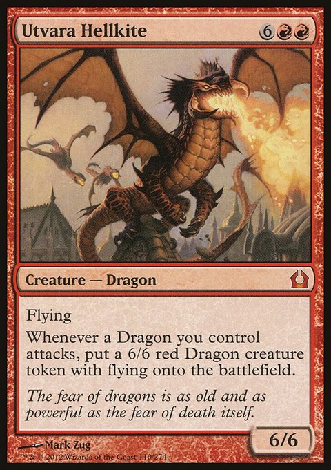 Utvara Hellkite, Return to Ravnica #110, Magic: The Gathering card