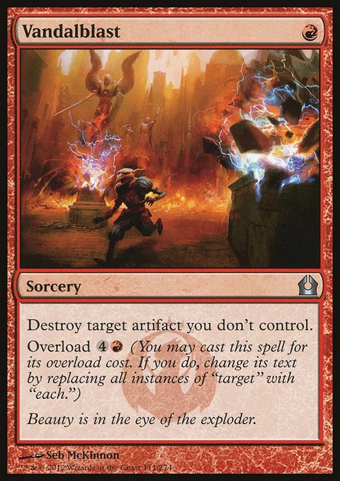 Vandalblast, Return to Ravnica #111, Magic: The Gathering card