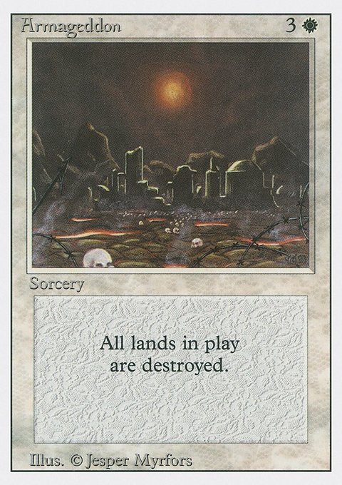 Armageddon, Revised Edition #2, Magic: The Gathering card