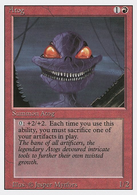 Atog, Revised Edition #139, Magic: The Gathering card