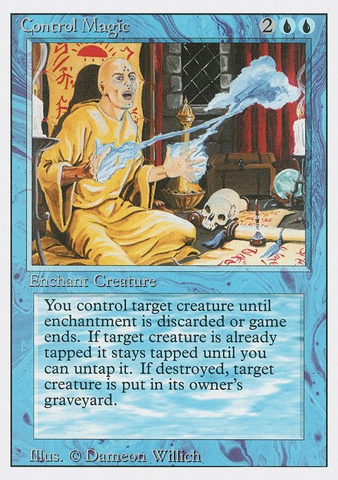 Control Magic, Revised Edition #52, Magic: The Gathering card