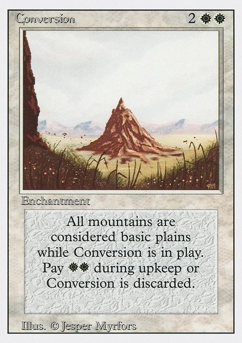 Conversion, Revised Edition #14, Magic: The Gathering card
