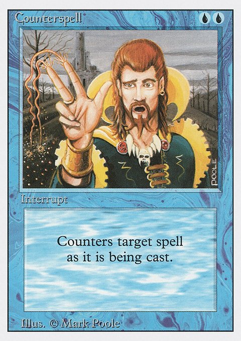Counterspell, Revised Edition #54, Magic: The Gathering card