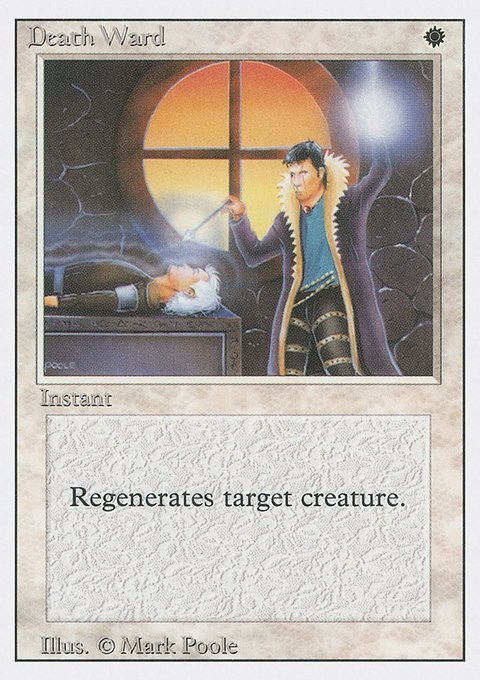 Death Ward, Revised Edition #16, Magic: The Gathering card