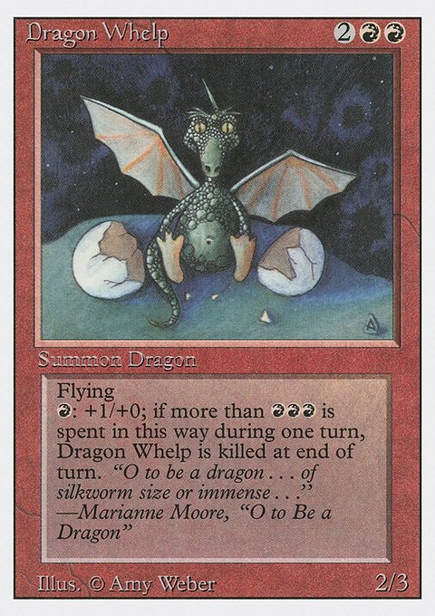 Dragon Whelp, Revised Edition #143, Magic: The Gathering card