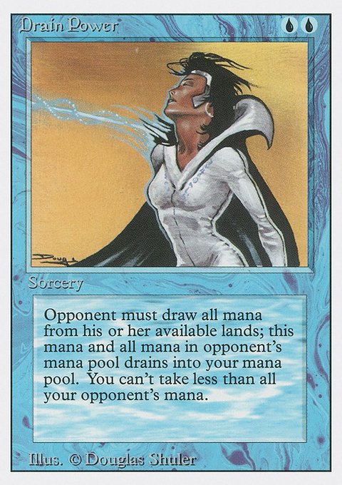 Drain Power, Revised Edition #56, Magic: The Gathering card