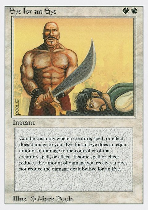 Eye for an Eye, Revised Edition #18, Magic: The Gathering card
