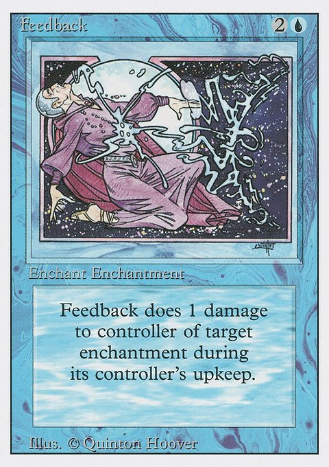 Feedback, Revised Edition #58, Magic: The Gathering card