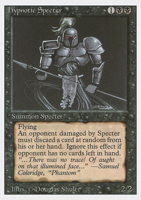 Hypnotic Specter, Revised Edition #115, Magic: The Gathering card