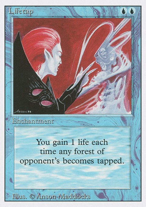 Lifetap, Revised Edition #63, Magic: The Gathering card