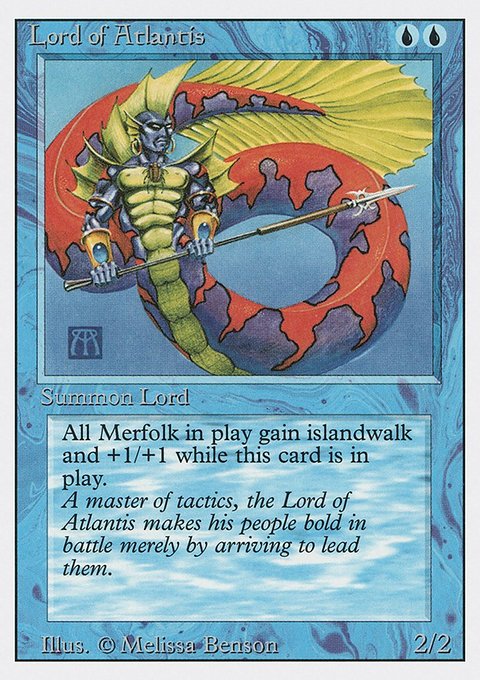 Lord of Atlantis, Revised Edition #64, Magic: The Gathering card