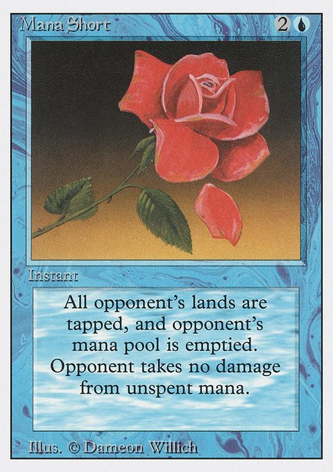 Mana Short, Revised Edition #67, Magic: The Gathering card