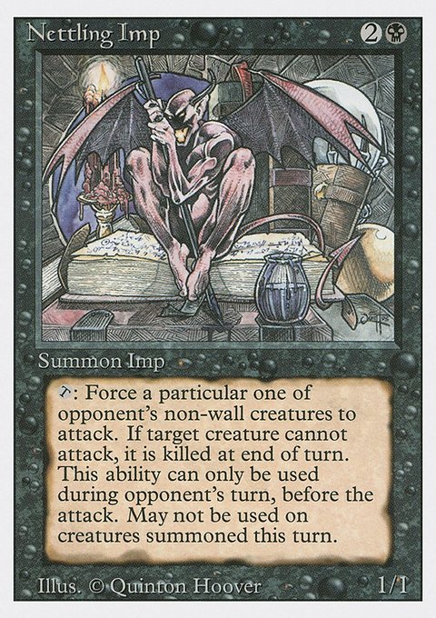 Nettling Imp, Revised Edition #119, Magic: The Gathering card