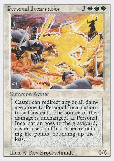 Personal Incarnation, Revised Edition #31, Magic: The Gathering card