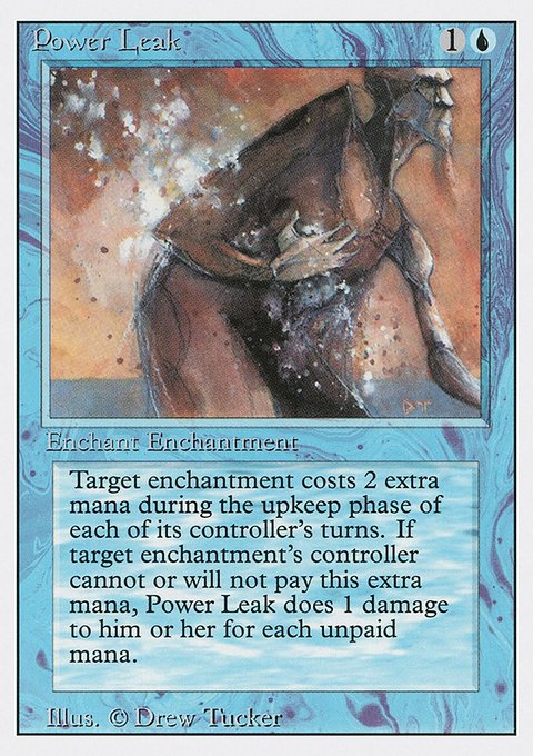 Power Leak, Revised Edition #73, Magic: The Gathering card