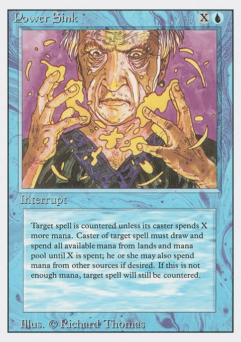 Power Sink, Revised Edition #74, Magic: The Gathering card
