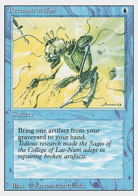 Reconstruction, Revised Edition #77, Magic: The Gathering card