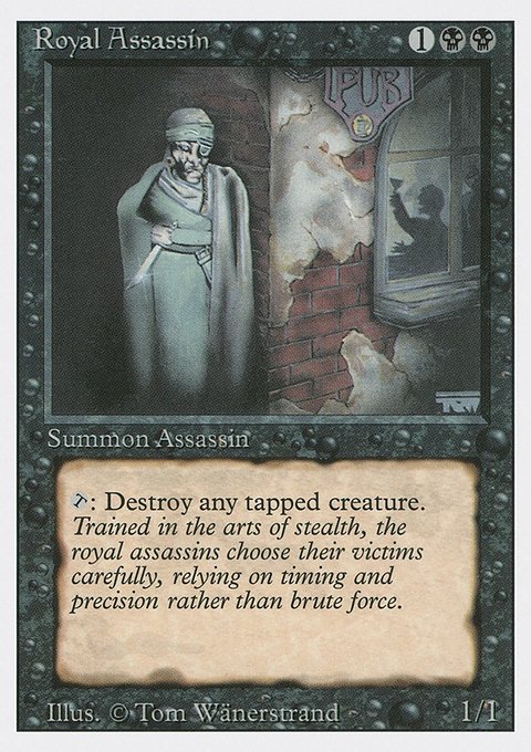 Royal Assassin, Revised Edition #125, Magic: The Gathering card