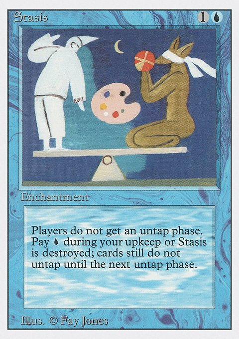 Stasis, Revised Edition #83, Magic: The Gathering card