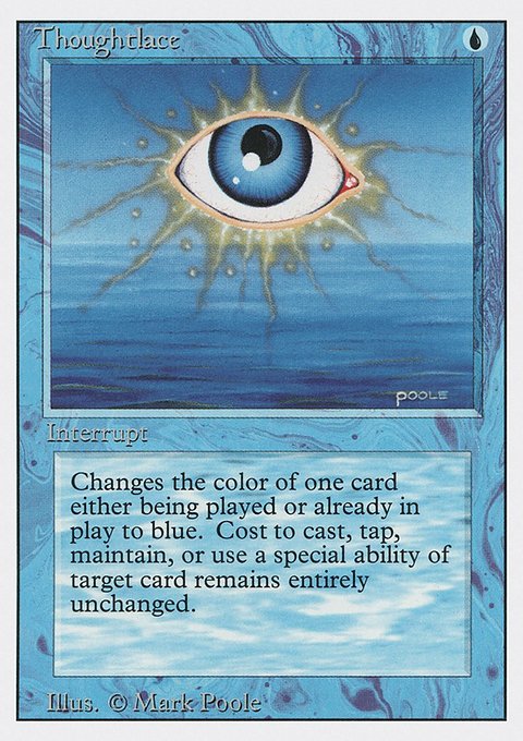 Thoughtlace, Revised Edition #85, Magic: The Gathering card