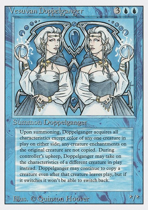 Vesuvan Doppelganger, Revised Edition #88, Magic: The Gathering card