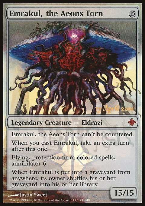 Emrakul, the Aeons Torn, Rise of the Eldrazi Promos #4★, Magic: The Gathering card