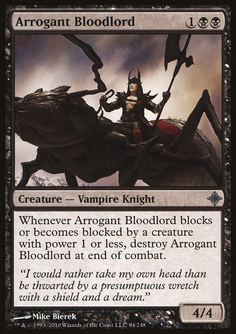 Arrogant Bloodlord, Rise of the Eldrazi #94, Magic: The Gathering card