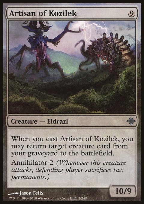 Artisan of Kozilek, Rise of the Eldrazi #2, Magic: The Gathering card