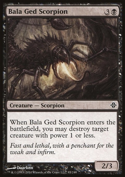 Bala Ged Scorpion, Rise of the Eldrazi #95, Magic: The Gathering card
