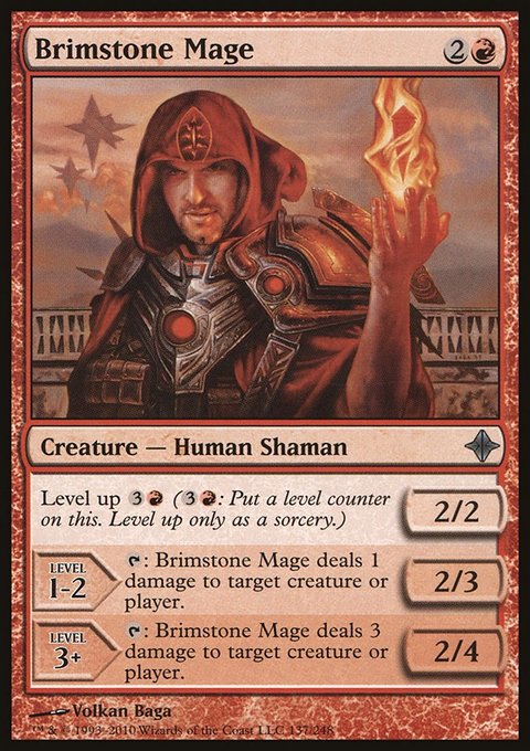 Brimstone Mage, Rise of the Eldrazi #137, Magic: The Gathering card