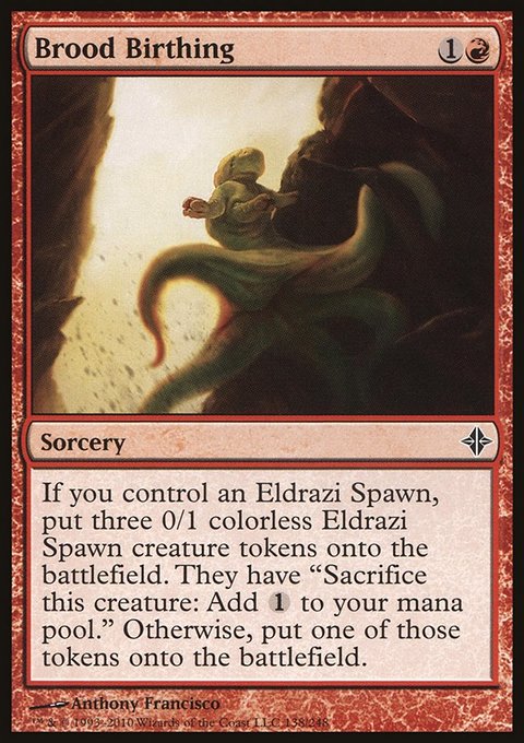 Brood Birthing, Rise of the Eldrazi #138, Magic: The Gathering card