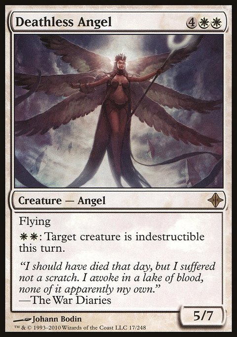 Deathless Angel, Rise of the Eldrazi #17, Magic: The Gathering card