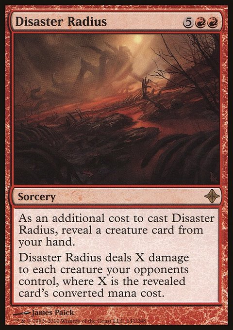 Disaster Radius, Rise of the Eldrazi #141, Magic: The Gathering card